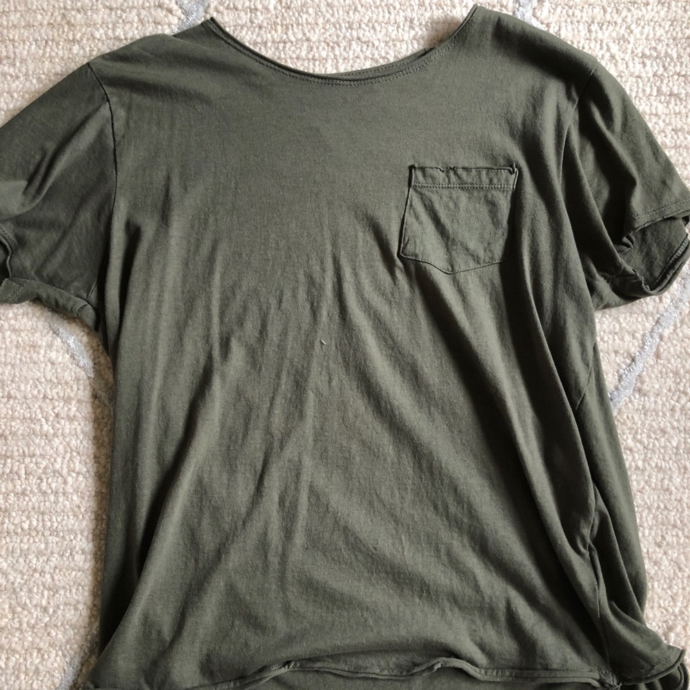Green shirt